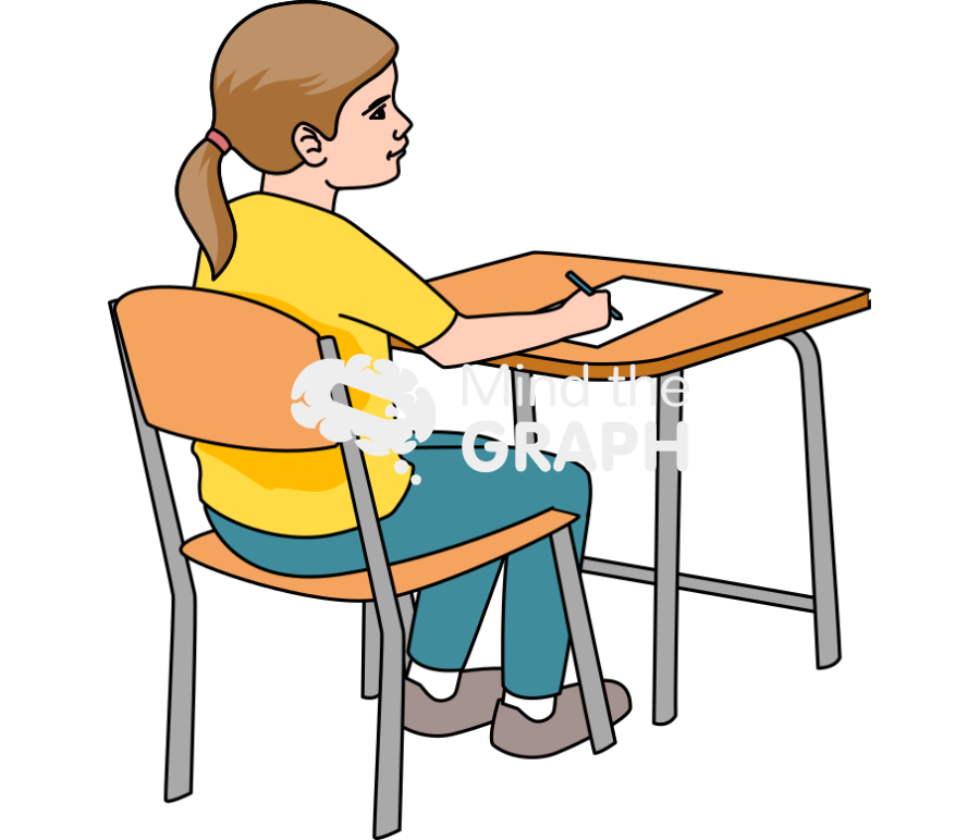 Girl student 1 class casual Icons, Symbols, Pictures, and Images