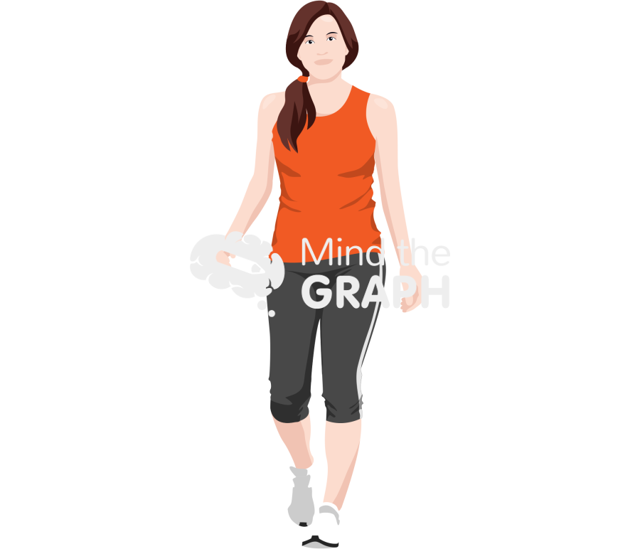 Girl walking front Icons, Symbols, Pictures, and Images