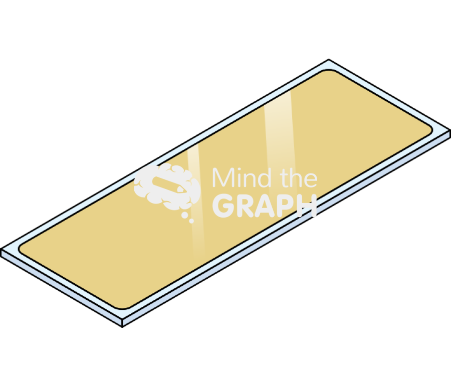 Gold glass slide perspective Icons, Symbols, Pictures, and Images