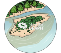 Gravel bar zoom Icons, Symbols, Pictures, and Images