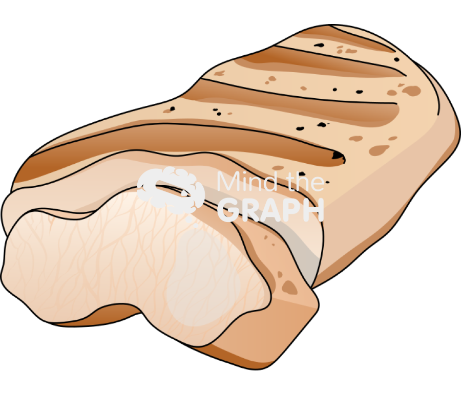 Grilled chicken fillet Icons, Symbols, Pictures, and Images