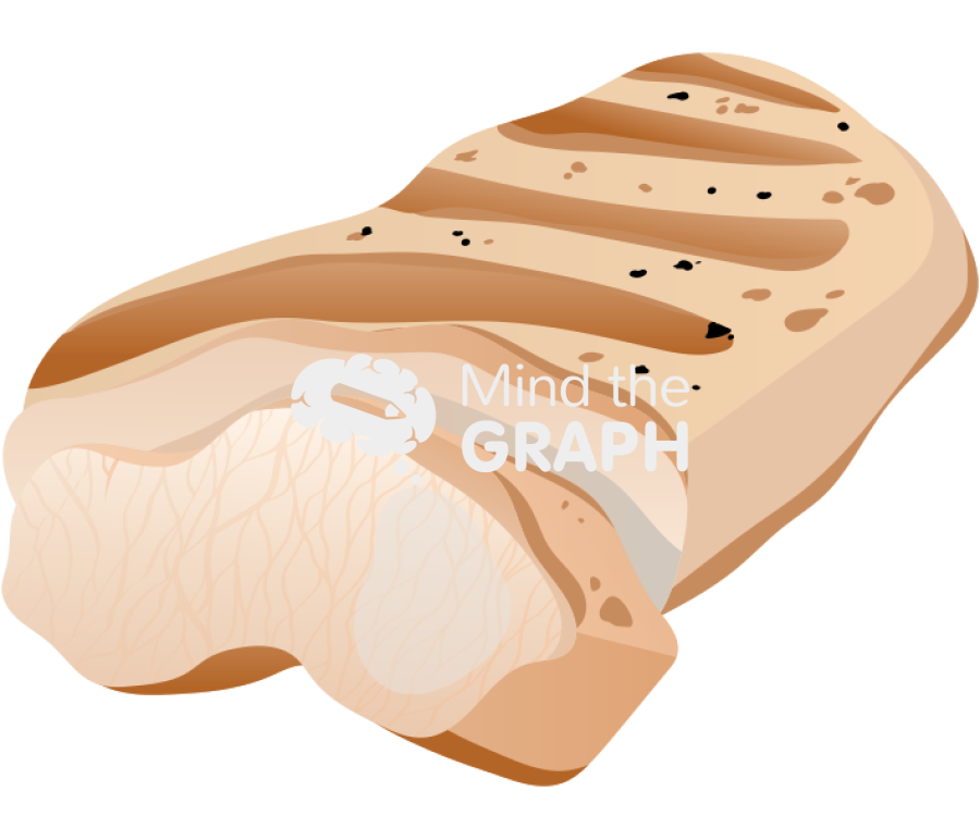 Grilled chicken fillet Icons, Symbols, Pictures, and Images