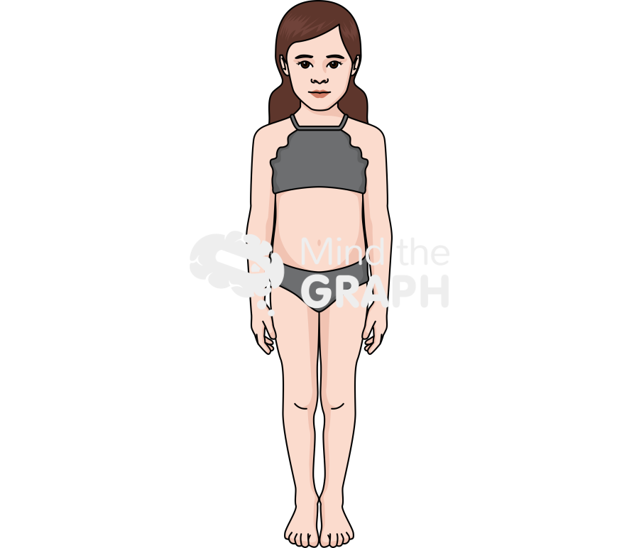 Growth Stage Child Female Icons, Symbols, Pictures, and Images