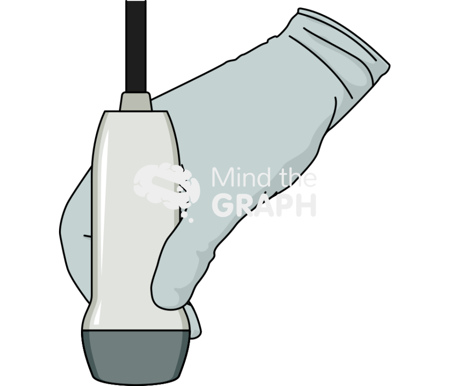 Hand ultrasound 3 lateral Icons, Symbols, Pictures, and Images