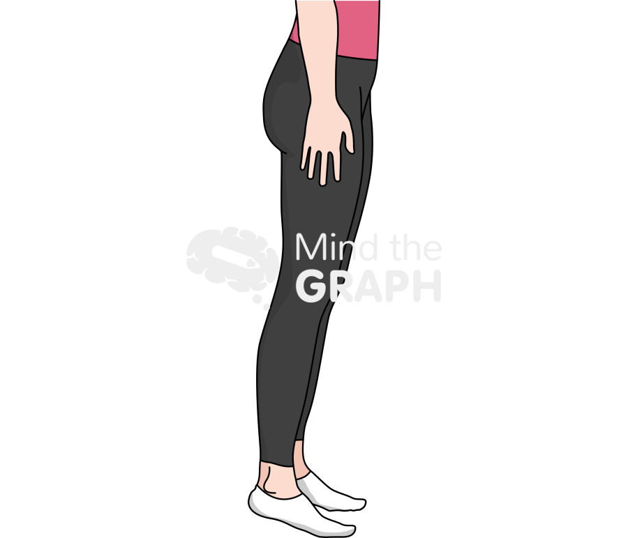 Heel raises step 2 lateral Icons, Symbols, Pictures, and Images