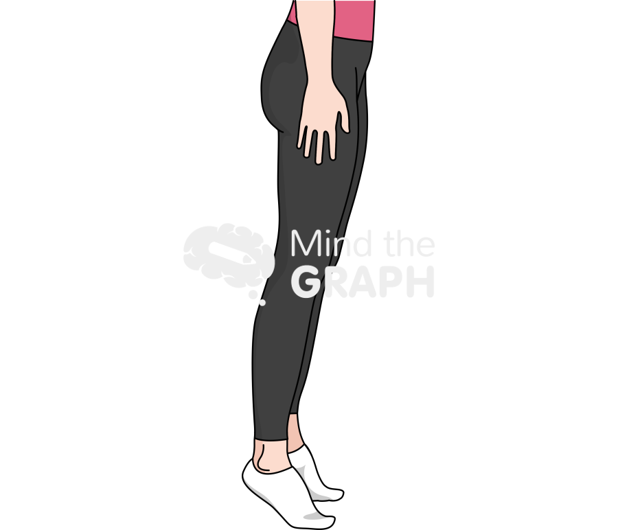 Heel raises step 3 lateral Icons, Symbols, Pictures, and Images