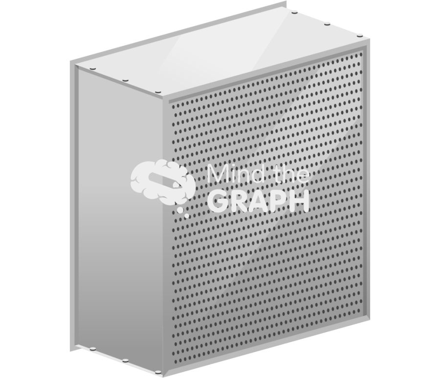 Hepa air filter perspective equipment Icons, Symbols, Pictures, and Images