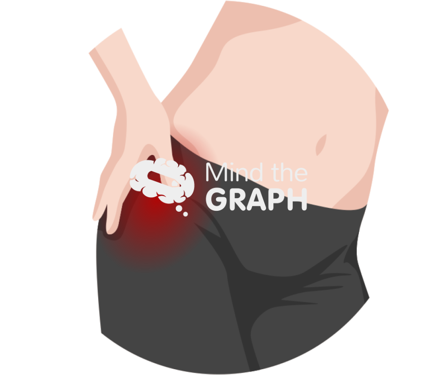 Hip pain body zoom Icons, Symbols, Pictures, and Images