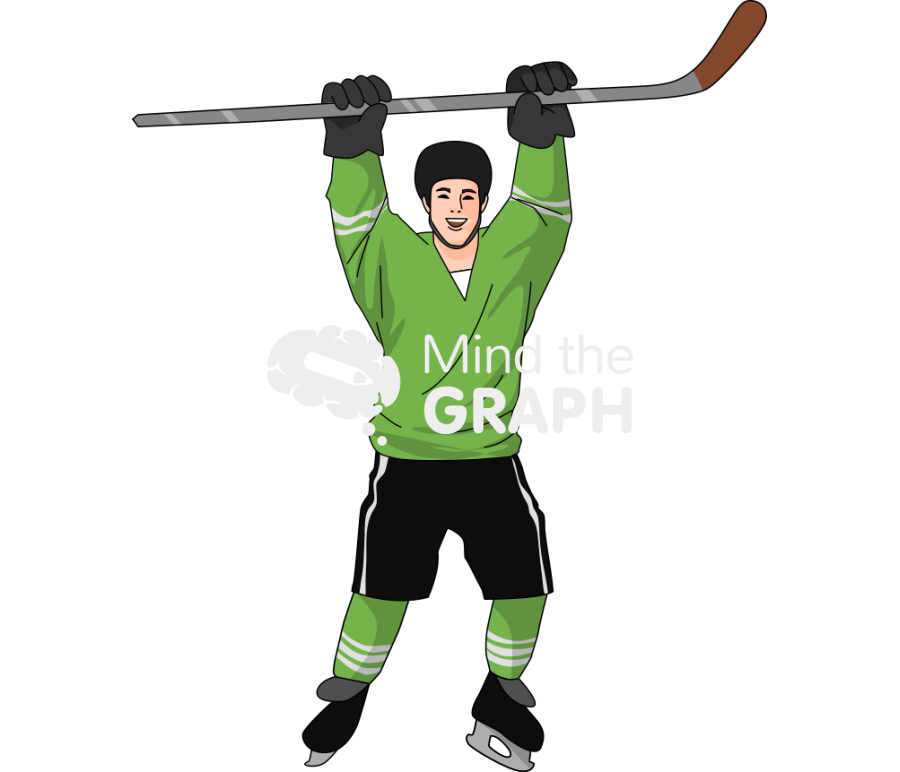 Hockey player victory Icons, Symbols, Pictures, and Images