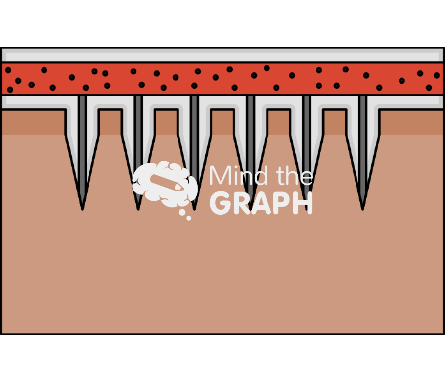 Hollow microneedles tissue 1 Icons, Symbols, Pictures, and Images