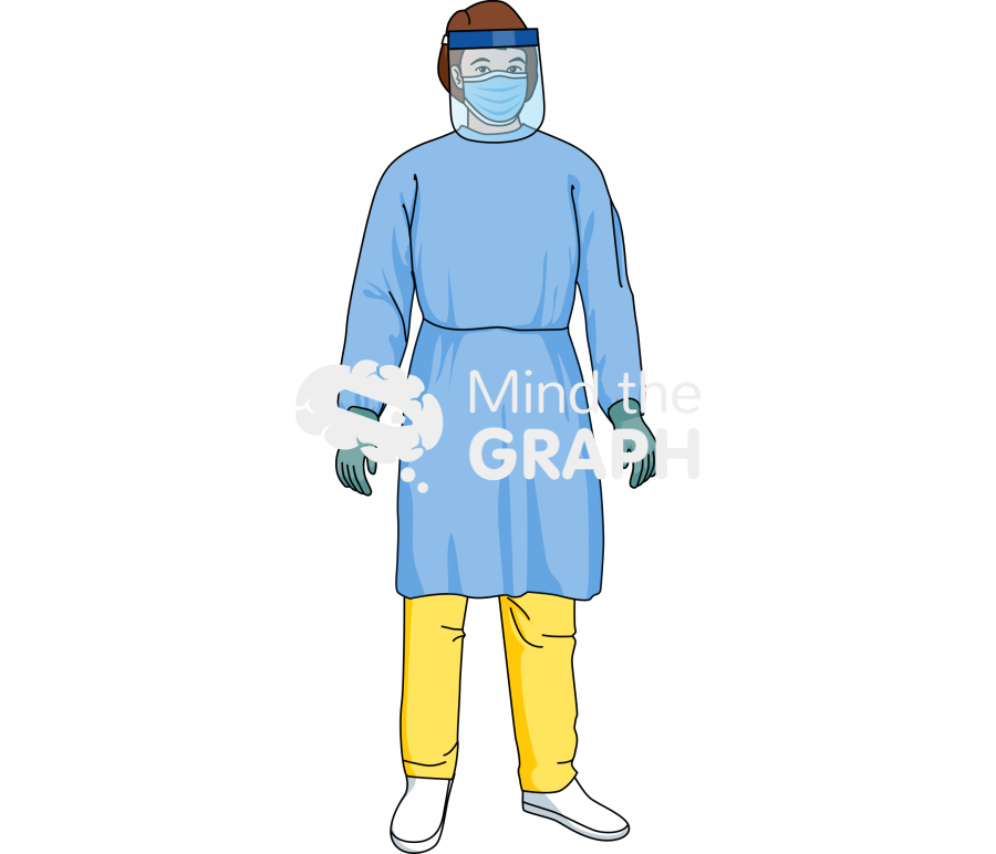 Human wearing protection full face shield Icons, Symbols, Pictures, and Images