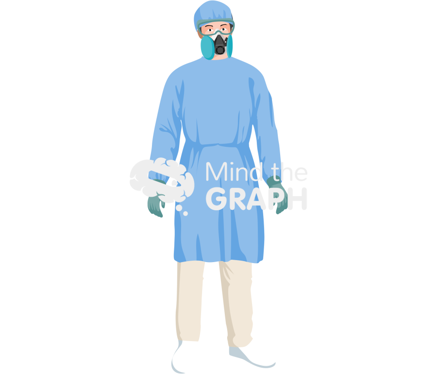 Human wearing protection half face respirator Icons, Symbols, Pictures, and Images
