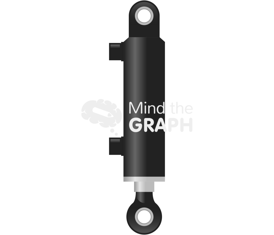 Hydraulic cylinder front Icons, Symbols, Pictures, and Images