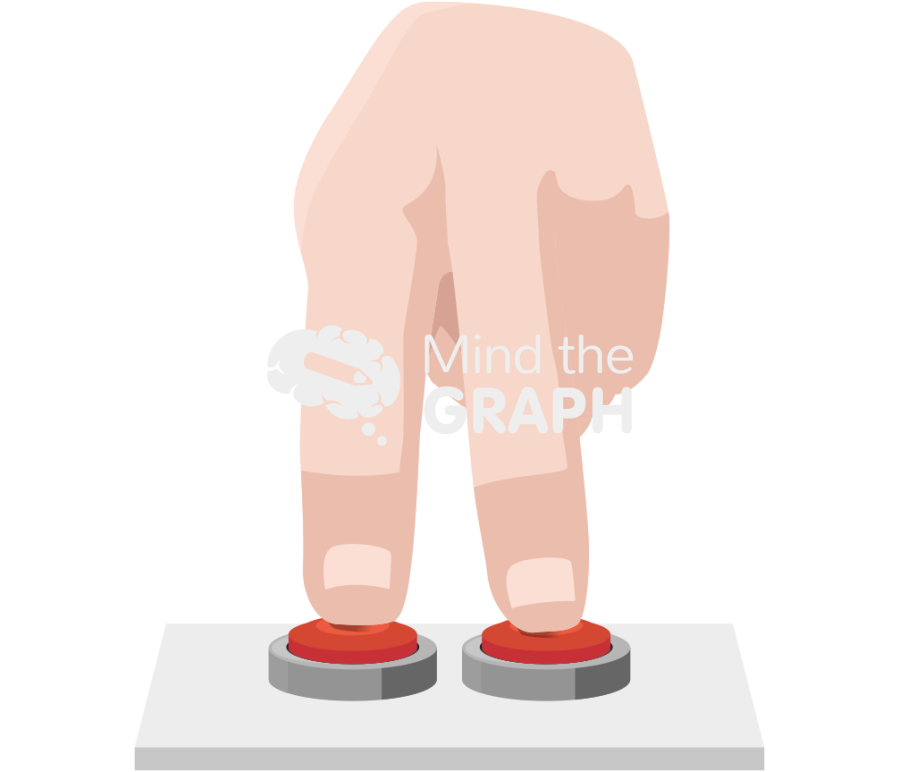 Index middle finger pressing buttons Icons, Symbols, Pictures, and Images