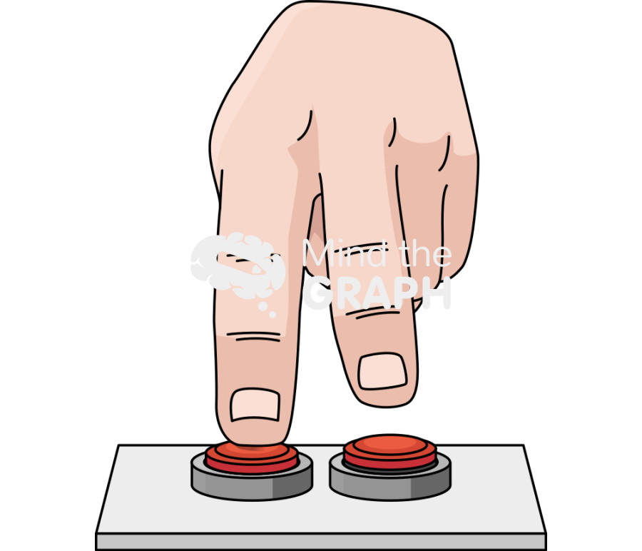 Index middle finger pressing buttons alternately 2 Icons, Symbols, Pictures, and Images