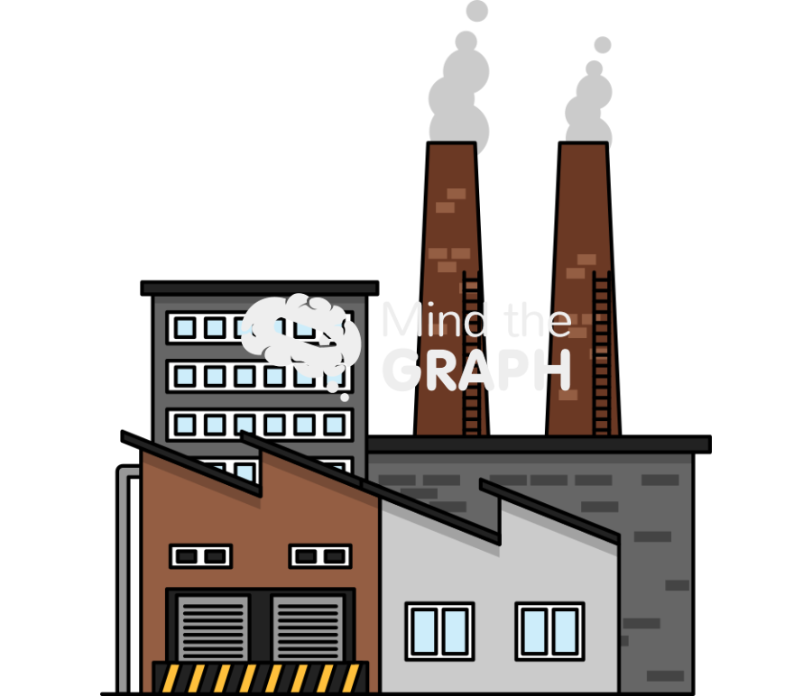 Industry building front Icons, Symbols, Pictures, and Images