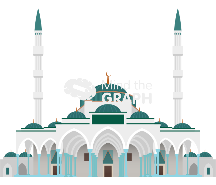 Islam mosque building front Icons, Symbols, Pictures, and Images