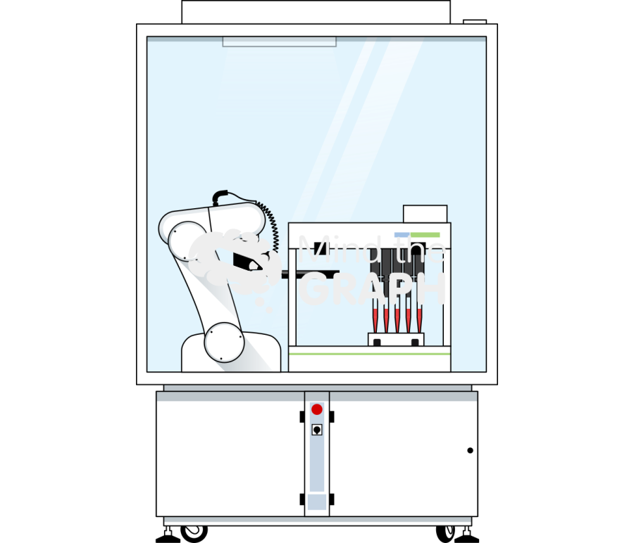 Janus robot workstation Icons, Symbols, Pictures, and Images