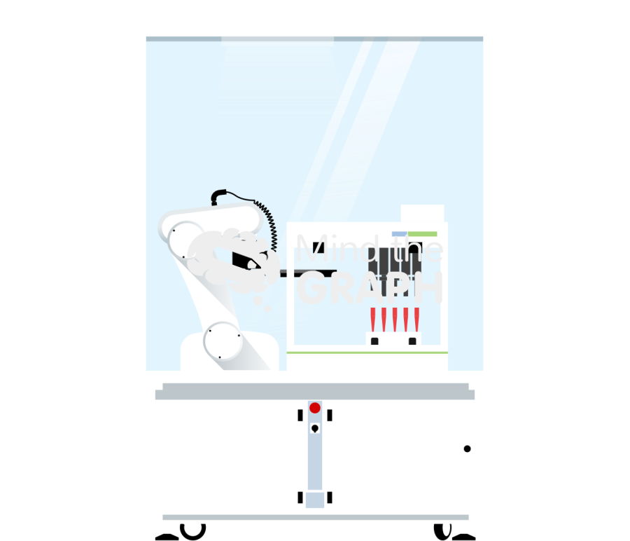 Janus robot workstation Icons, Symbols, Pictures, and Images