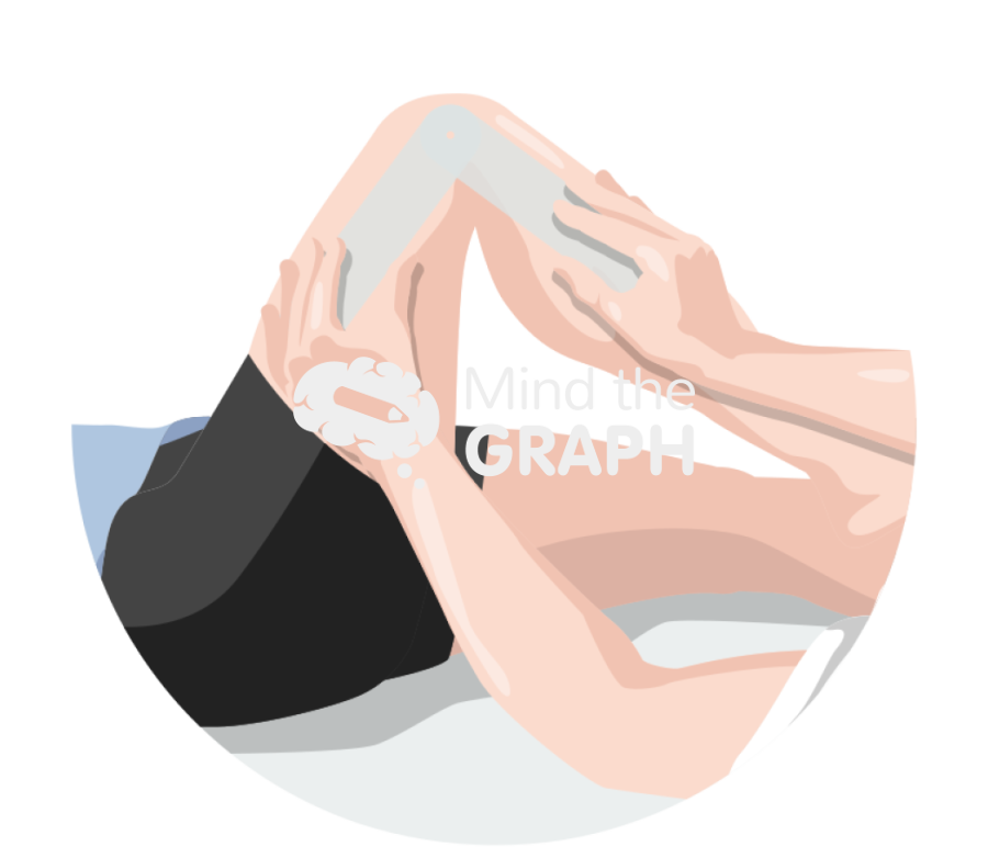 Knee range of motion goniometer body zoom Icons, Symbols, Pictures, and Images