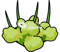 Leaf shoot form 4 Icons, Symbols, Pictures, and Images