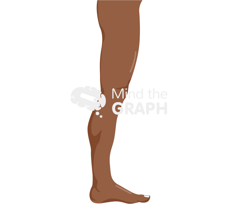 Leg man afro medial view Icons, Symbols, Pictures, and Images