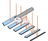 Linear fresnel reflector solar system Icons, Symbols, Pictures, and Images