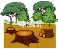 Logging deforestation Icons, Symbols, Pictures, and Images