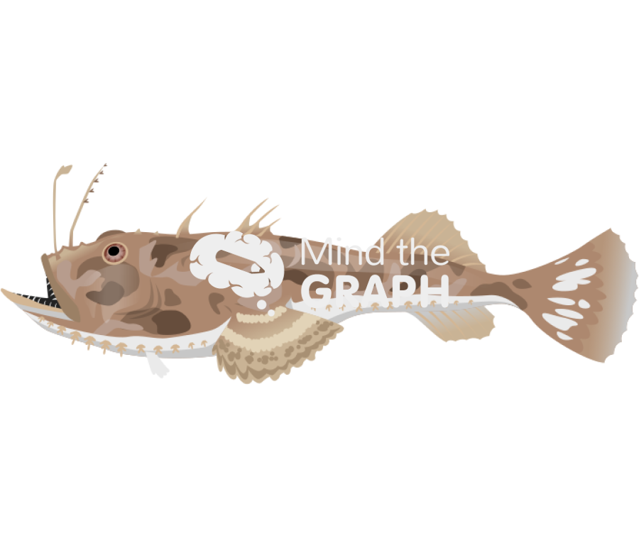 Lophius piscatorius angler fish lateral Icons, Symbols, Pictures, and Images
