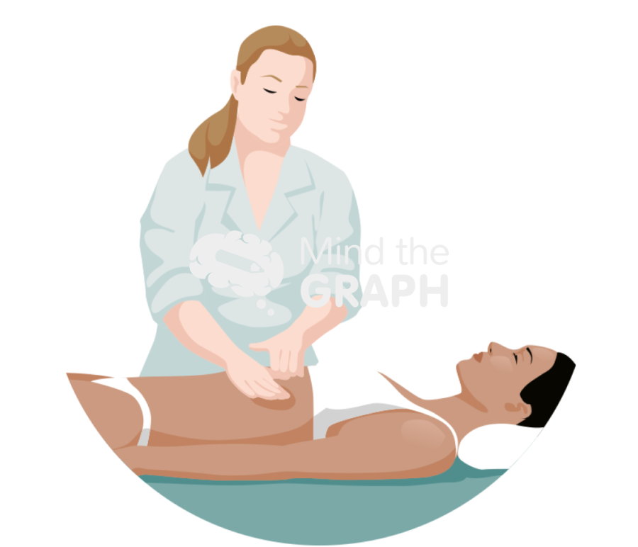 Lymphatic drainage woman zoom 1 Icons, Symbols, Pictures, and Images