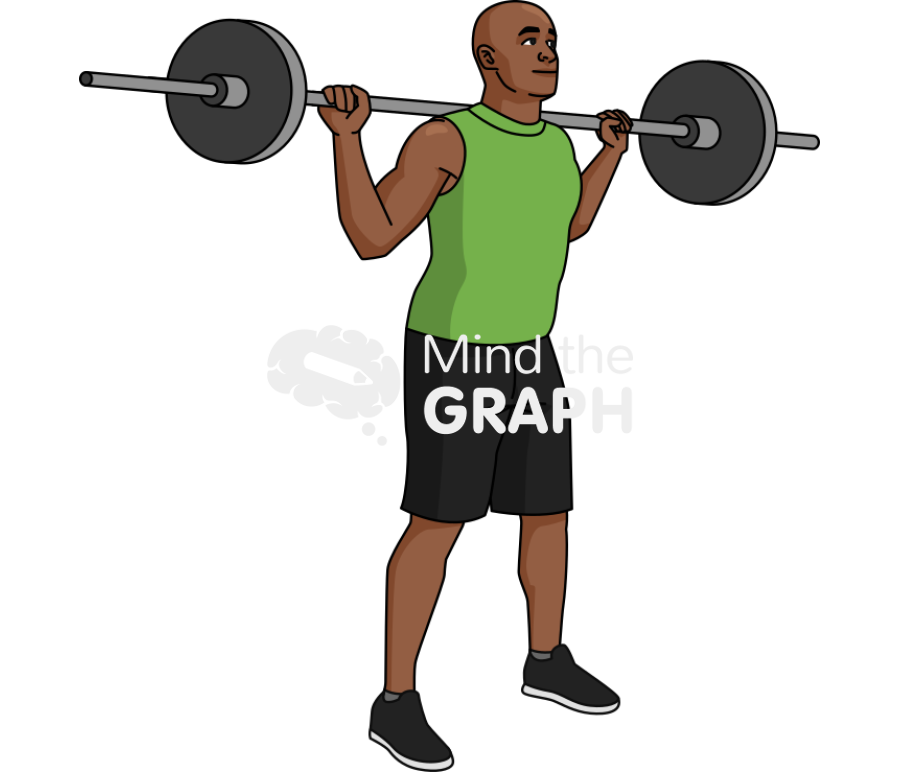 Man barbell squats 1 Icons, Symbols, Pictures, and Images