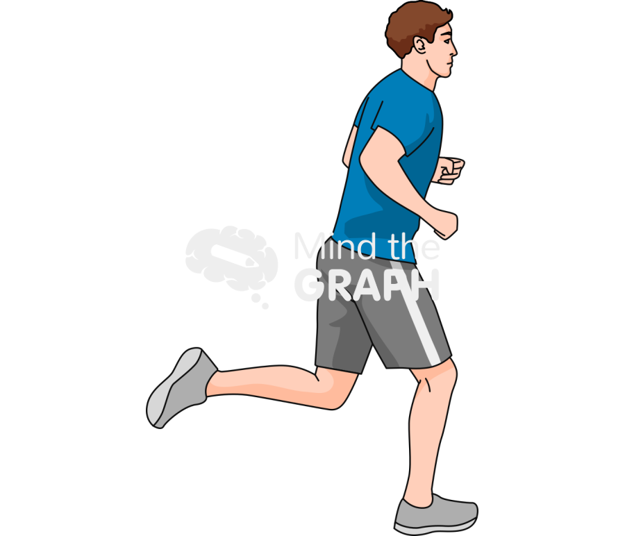 Man caucasian run lateral Icons, Symbols, Pictures, and Images