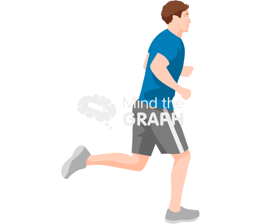 Man caucasian run lateral Icons, Symbols, Pictures, and Images