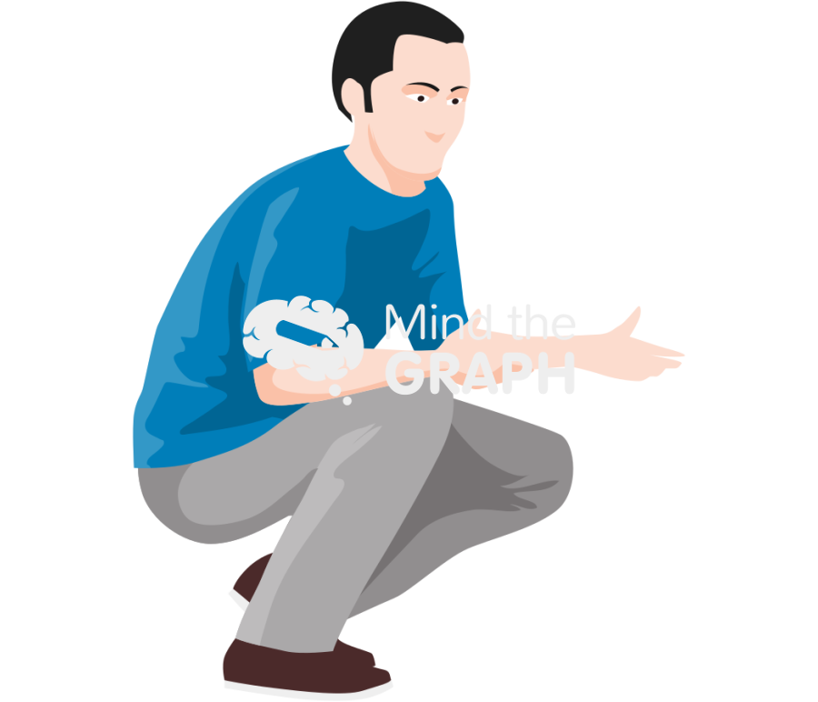 Man father crouching casual Icons, Symbols, Pictures, and Images