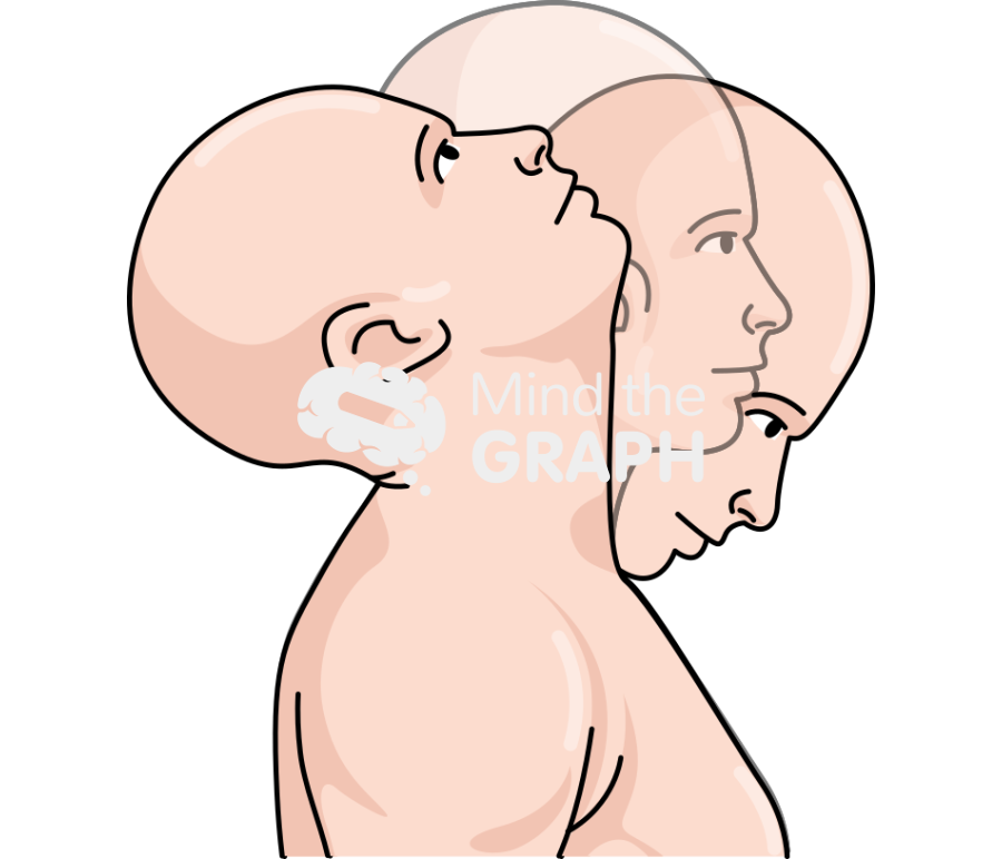 Man head up down lateral caucasian Icons, Symbols, Pictures, and Images