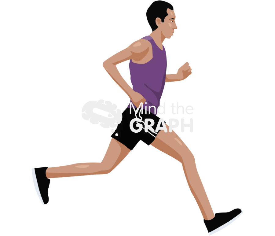 Man runner marathonist lateral Icons, Symbols, Pictures, and Images