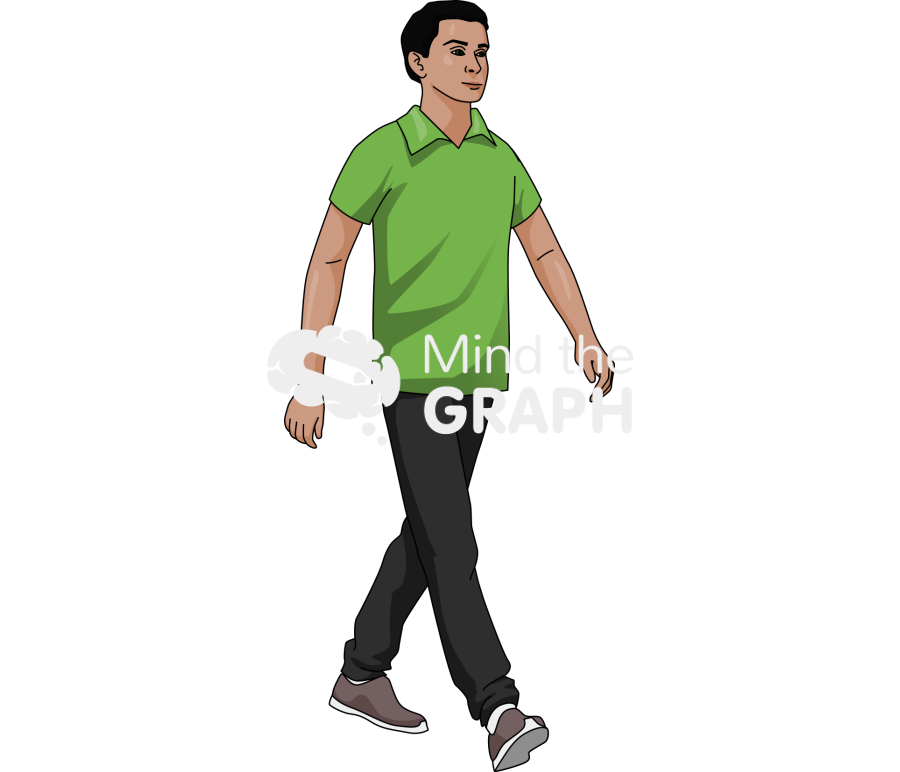 Man walking casual Icons, Symbols, Pictures, and Images