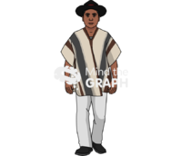 Mexican man indigenous 2 Icons, Symbols, Pictures, and Images