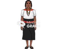Mexican woman indigenous 1 Icons, Symbols, Pictures, and Images