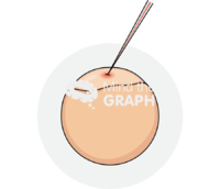 Microinjection zebrafish egg 1 Icons, Symbols, Pictures, and Images