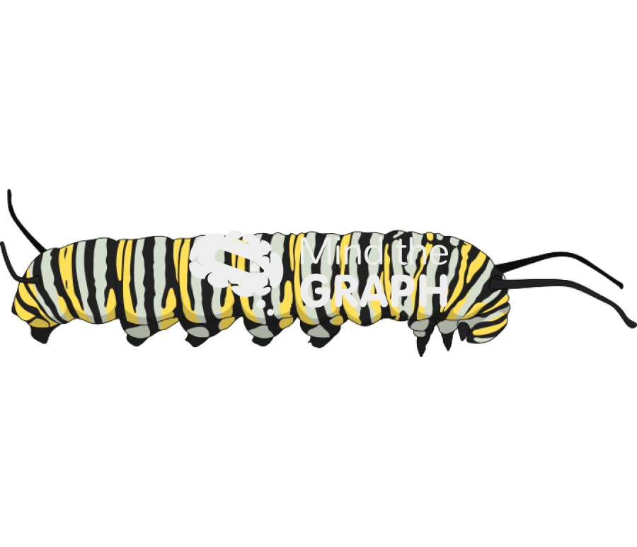 Monarch caterpillar Icons, Symbols, Pictures, and Images