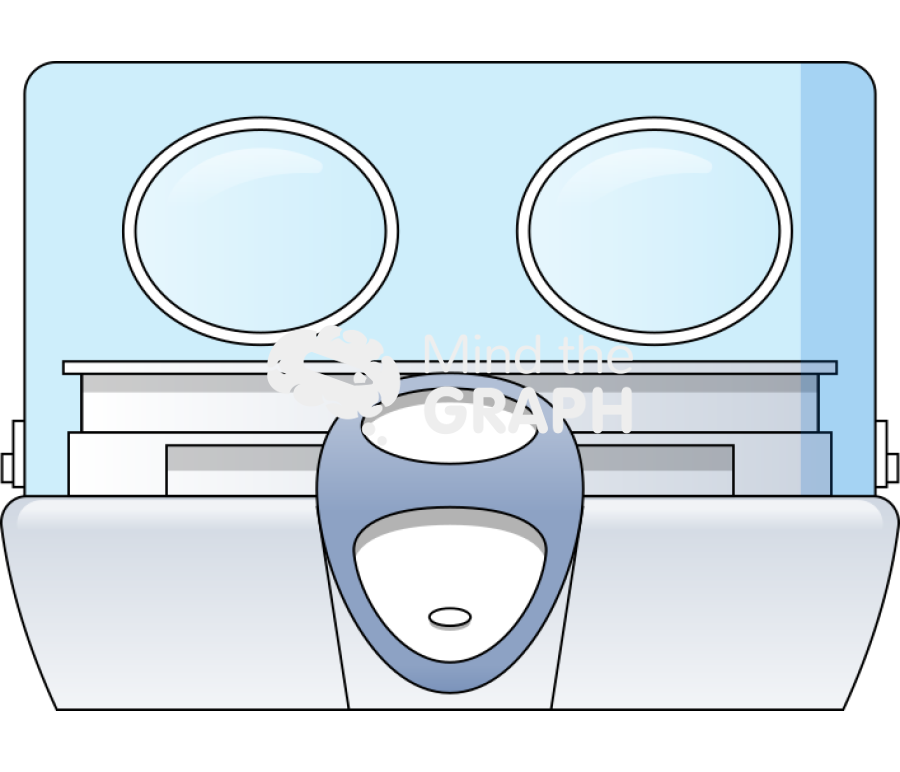 Newborn incubator empty front Icons, Symbols, Pictures, and Images