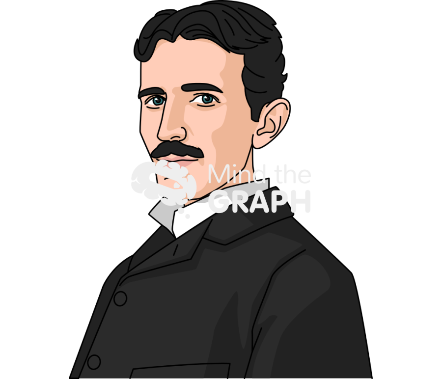 Nikola tesla bust Icons, Symbols, Pictures, and Images