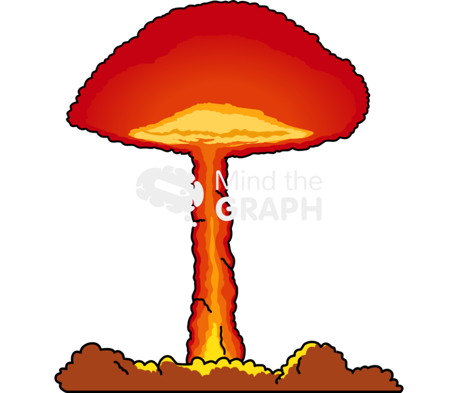 Nuclear bomb explosion 1 Icons, Symbols, Pictures, and Images