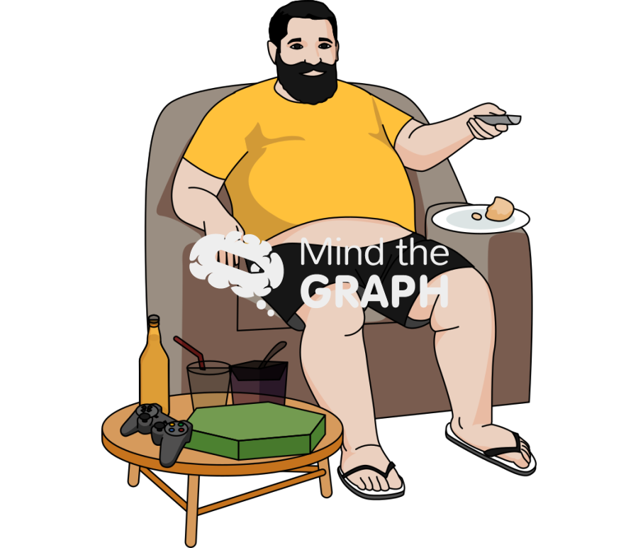 Obese man sofa Icons, Symbols, Pictures, and Images