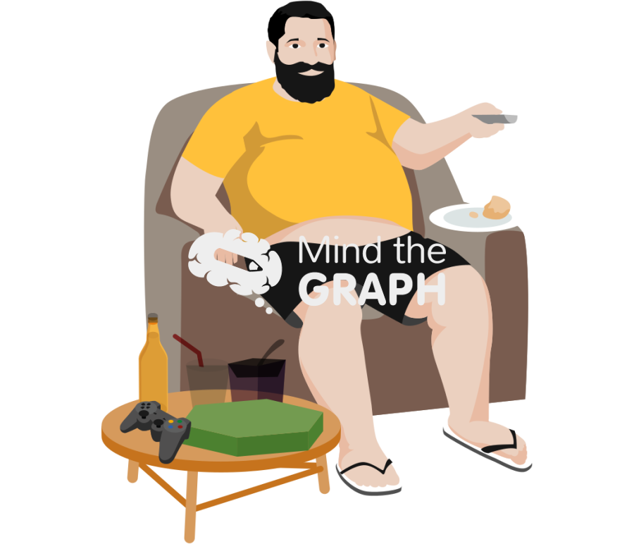 Obese man sofa Icons, Symbols, Pictures, and Images