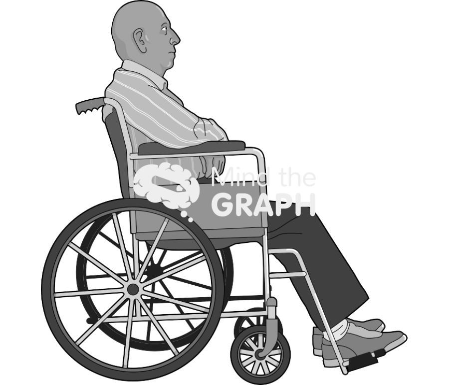 Old man wheelchair tanned Icons, Symbols, Pictures, and Images