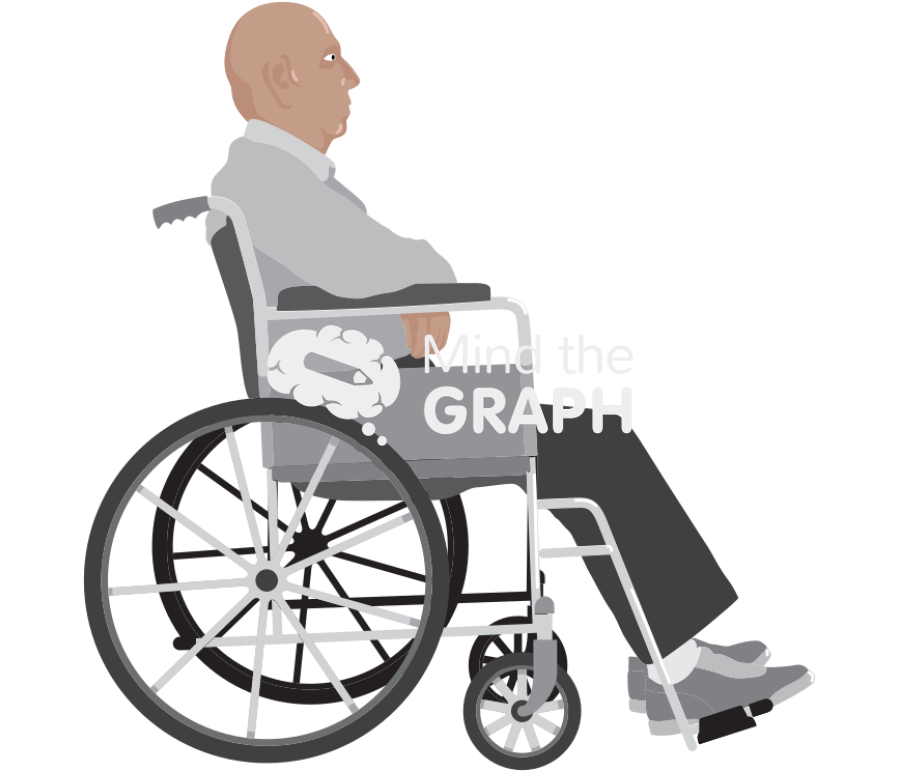Old man wheelchair tanned Icons, Symbols, Pictures, and Images