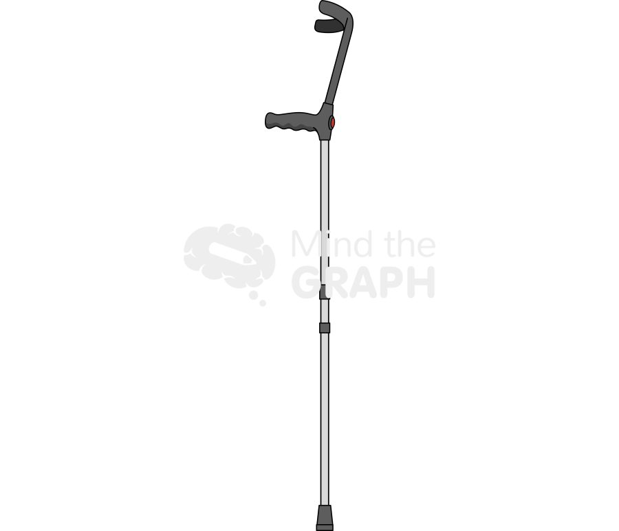 Open cuff crutch Icons, Symbols, Pictures, and Images