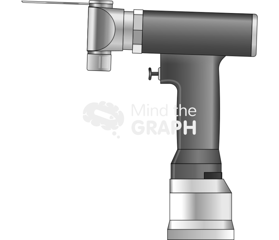 Oscillating surgical saw equipment lateral Icons, Symbols, Pictures, and Images